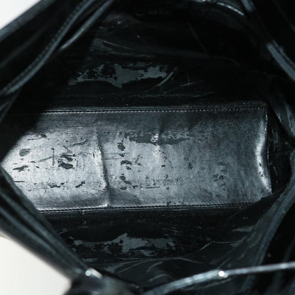 GUCCI Hand Bag Leather 3Set Black  fm1716