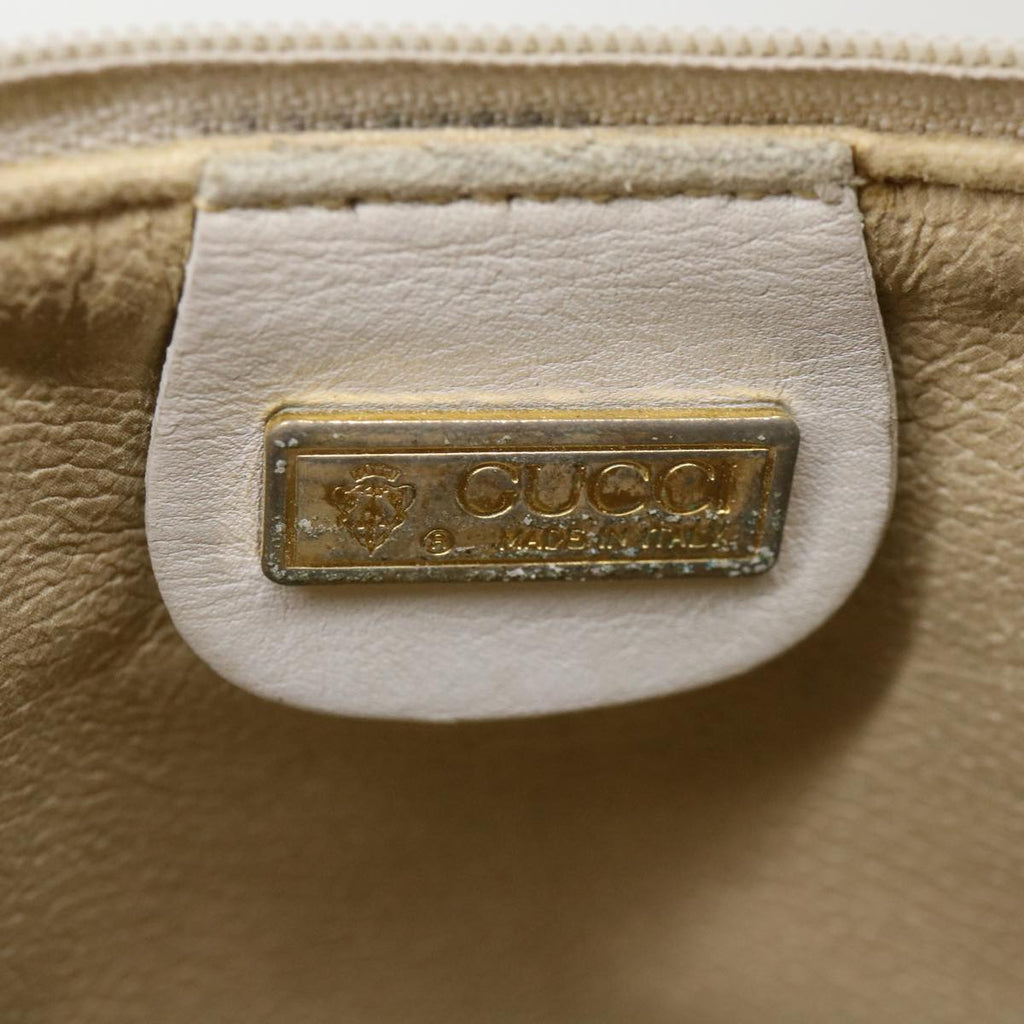 GUCCI Micro GG Canvas Clutch Bag White 014.904.0597  fm1931