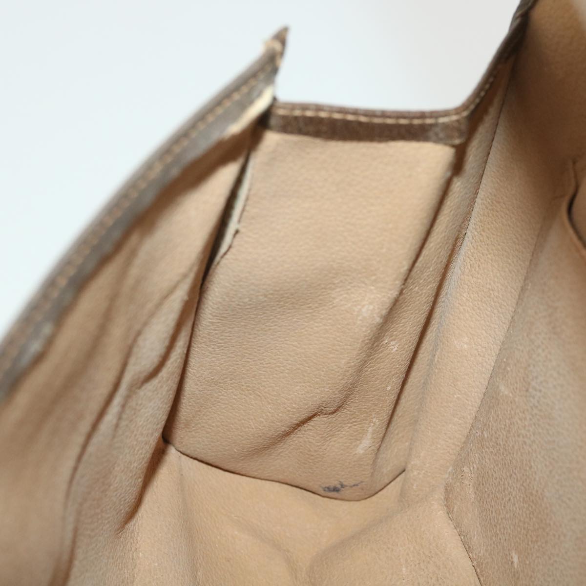 GUCCI GG Canvas Web Sherry Line Clutch Bag Beige Red 156.01.031  fm2132
