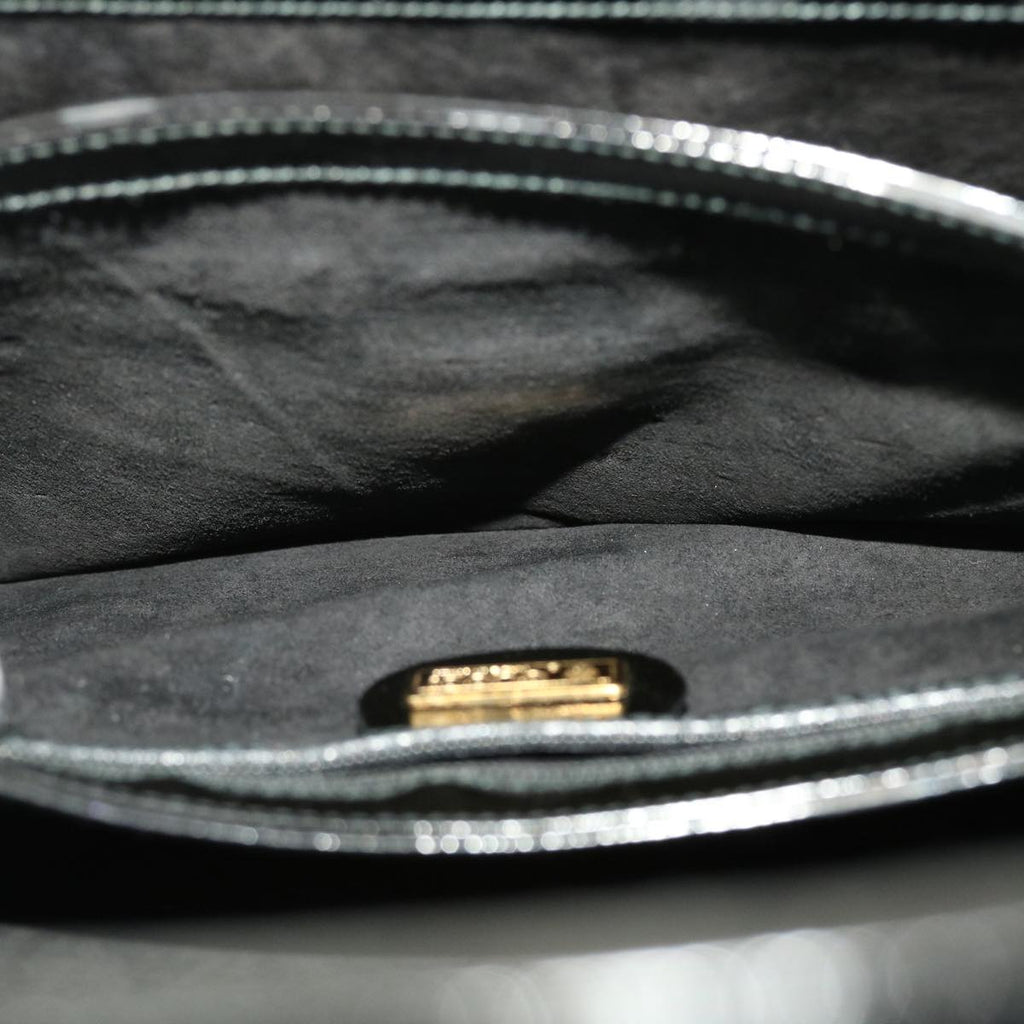 GUCCI Shoulder Bag Patent leather Black  fm2405