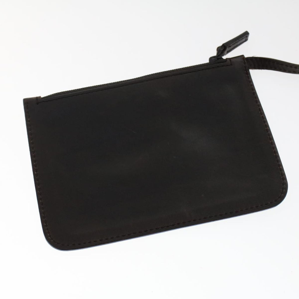 GUCCI GG Canvas Tote Bag Canvas Leather Dark Brown  fm2491