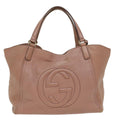 GUCCI Soho Shoulder Bag Leather Pink 282309  fm2589