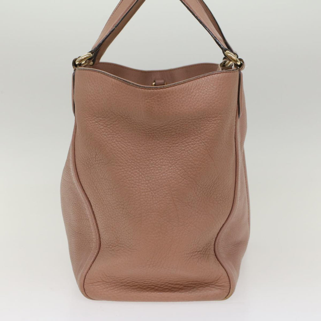 GUCCI Soho Shoulder Bag Leather Pink 282309  fm2589