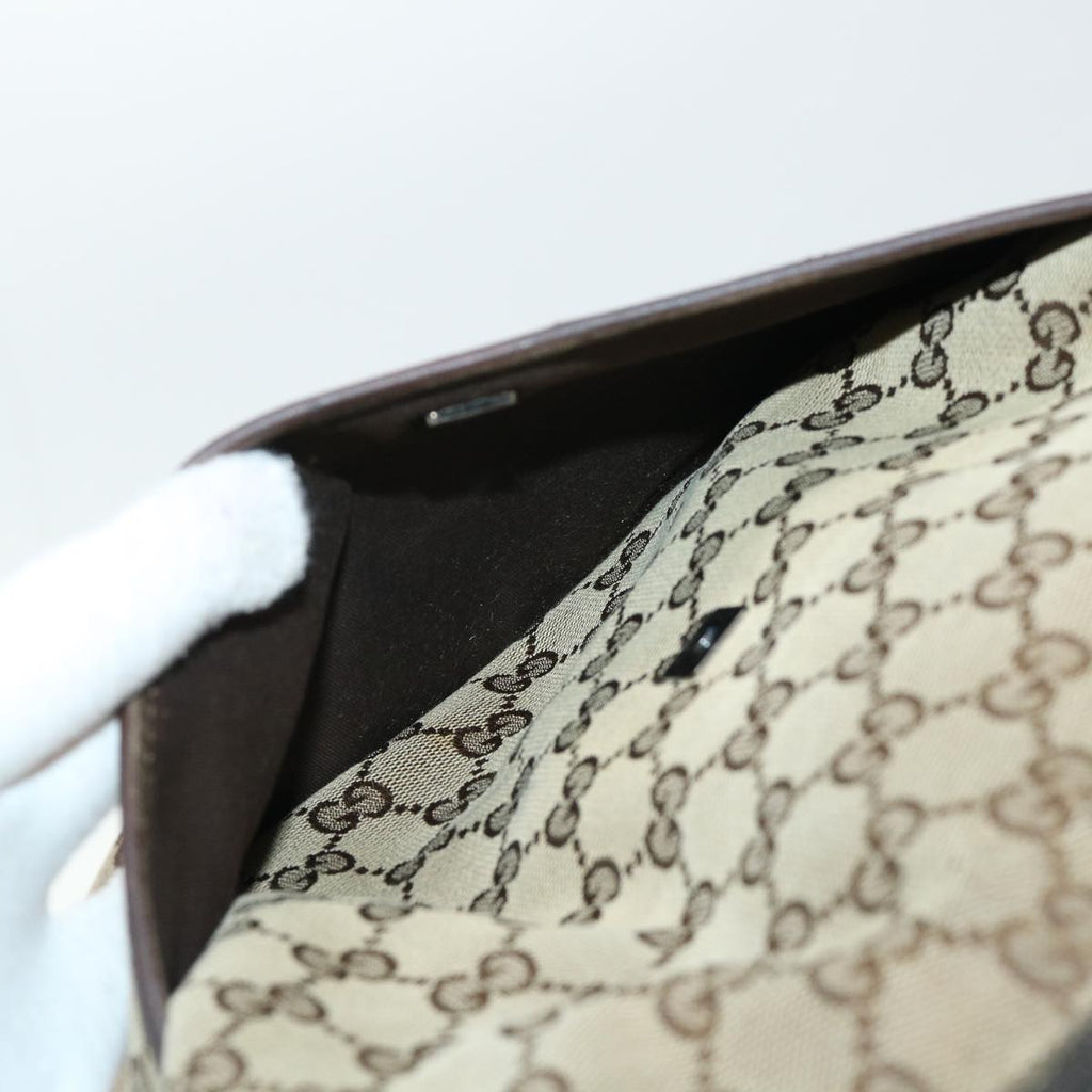GUCCI GG Canvas Shoulder Bag Beige 145857  fm2595