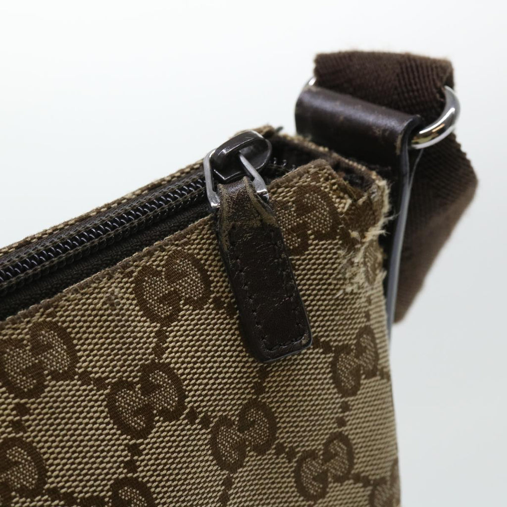 GUCCI GG Canvas Shoulder Bag Beige 145857  fm2595