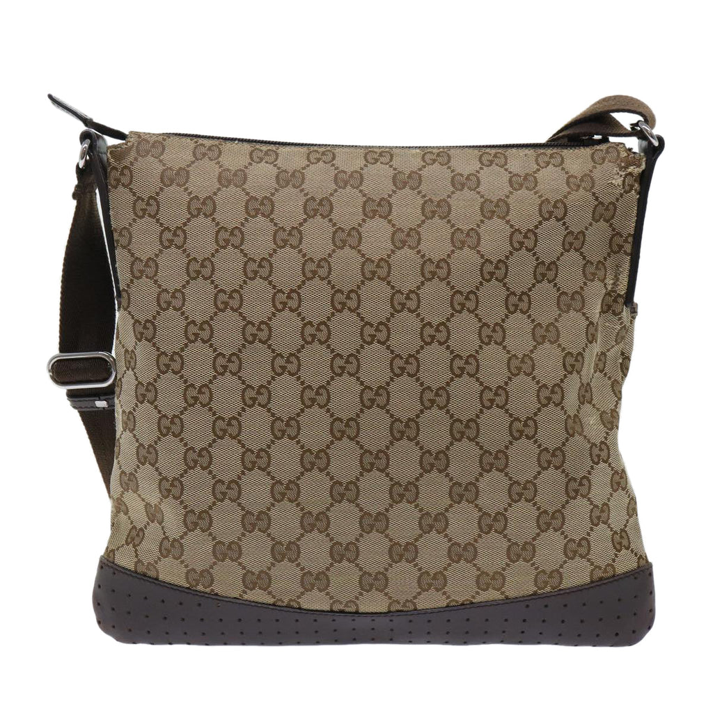 GUCCI GG Canvas Shoulder Bag Beige 145857  fm2595