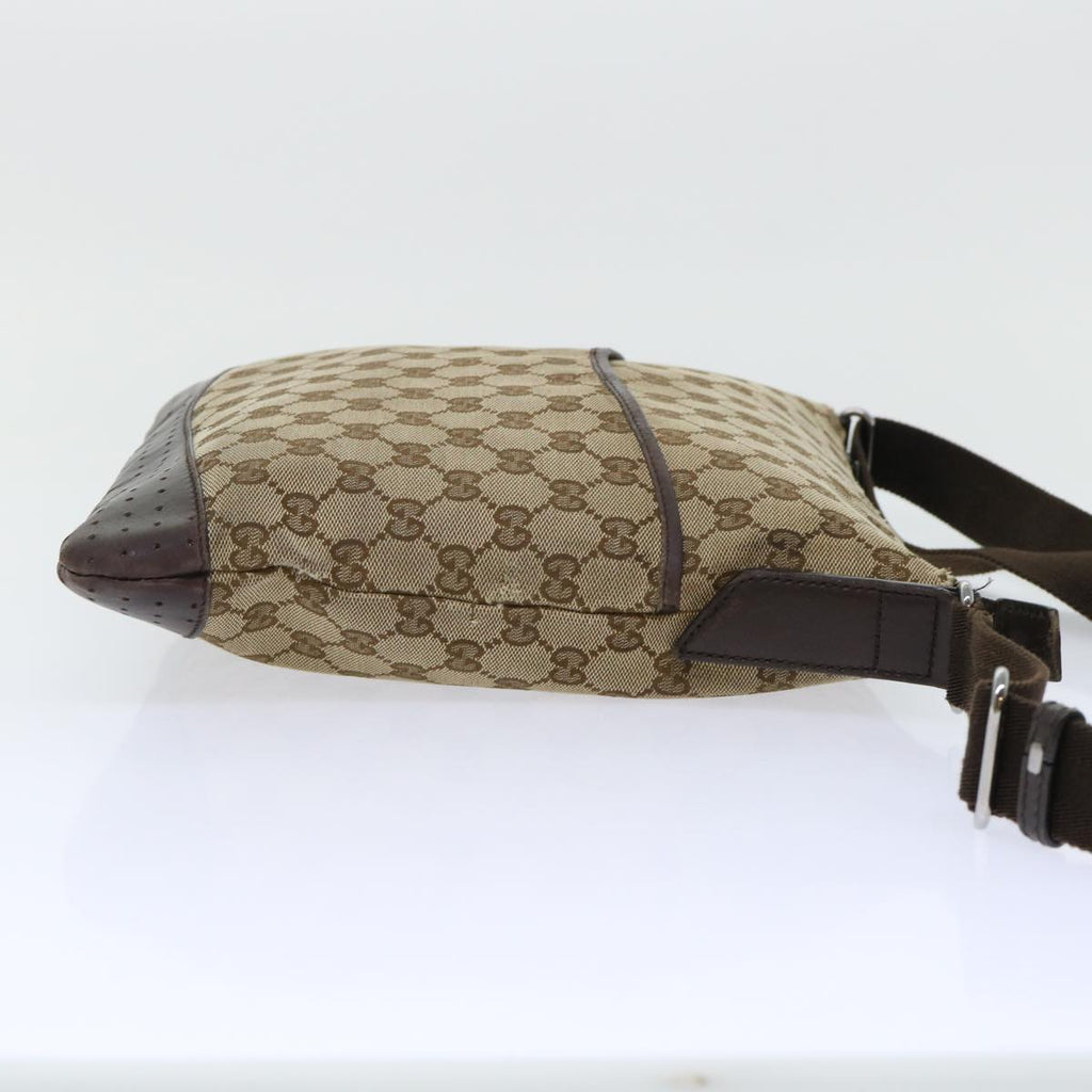 GUCCI GG Canvas Shoulder Bag Beige 145857  fm2595
