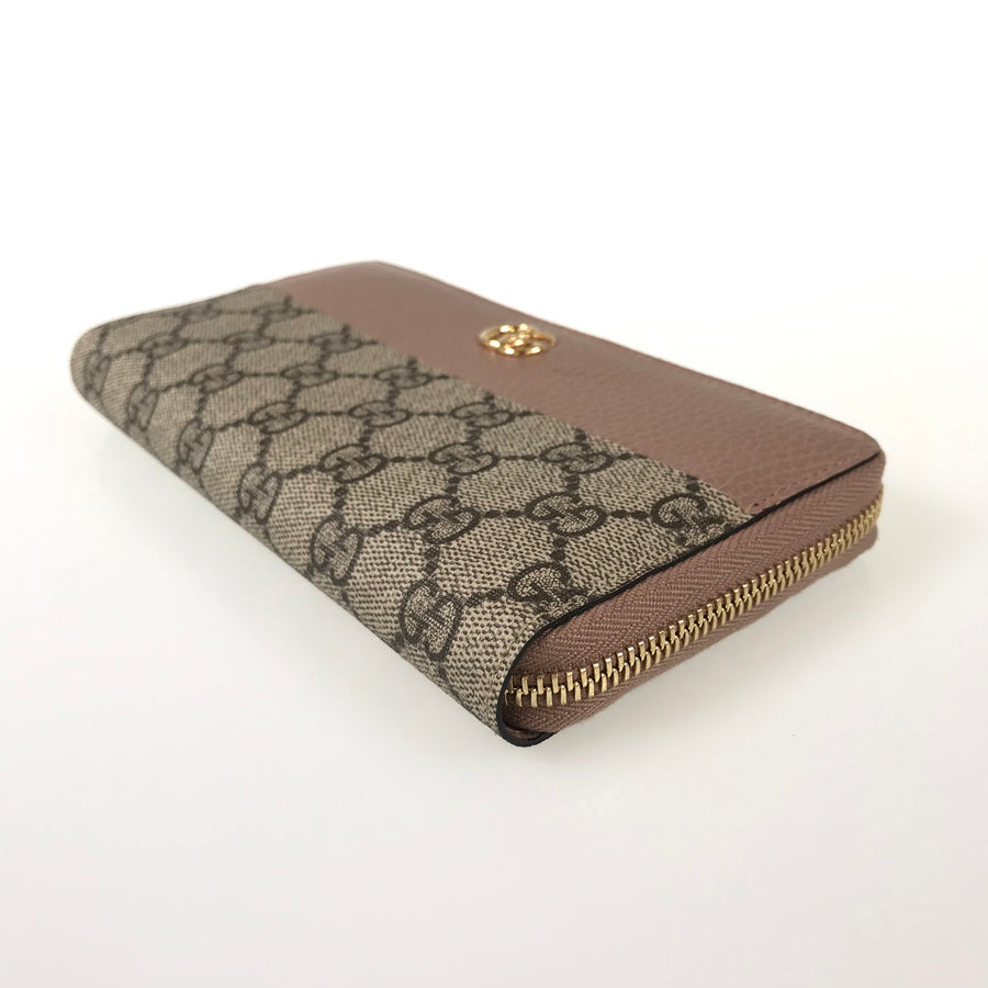GUCCI GG Marmont 456117 Long wallet Round zipper