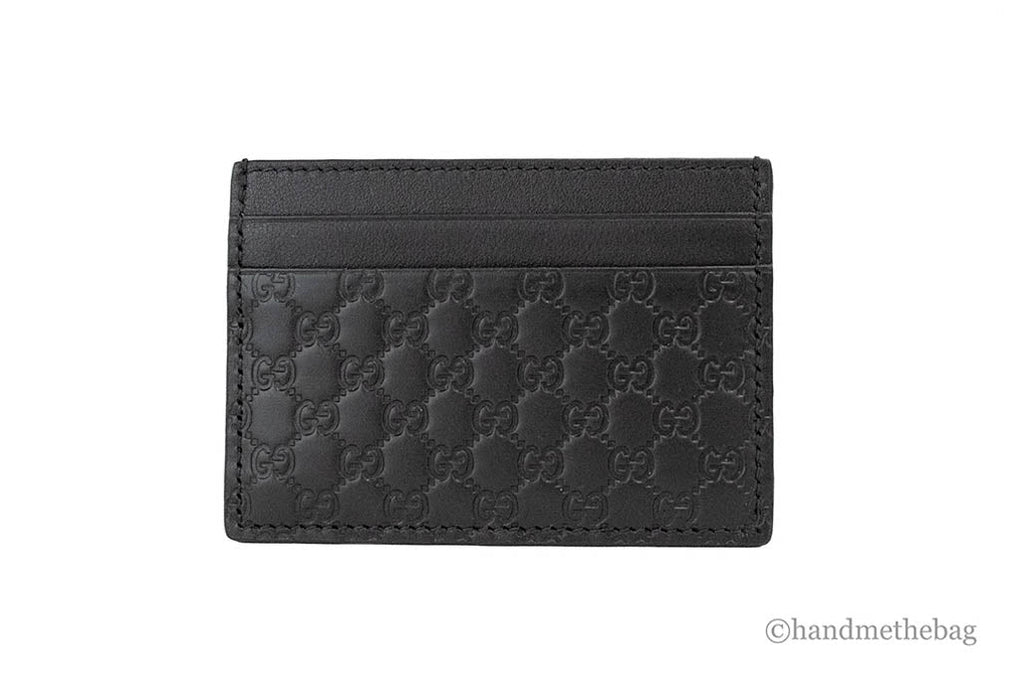 Gucci Microguccissima Monogram Logo Soft Margaux Leather Card Case