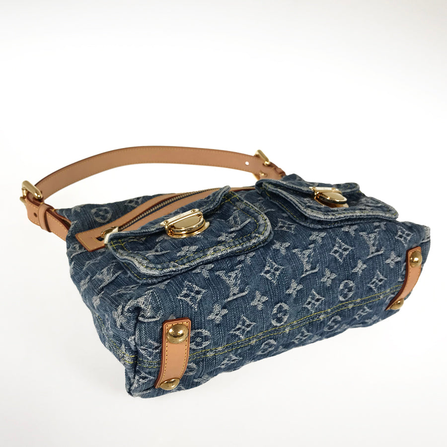 LOUIS VUITTON Monogram Denim Baggy PM M95049 Shoulder bag