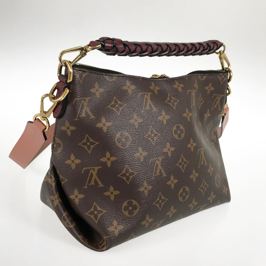 LOUIS VUITTON Monogram Mini Zipped Hobo M55090 Hand bag
