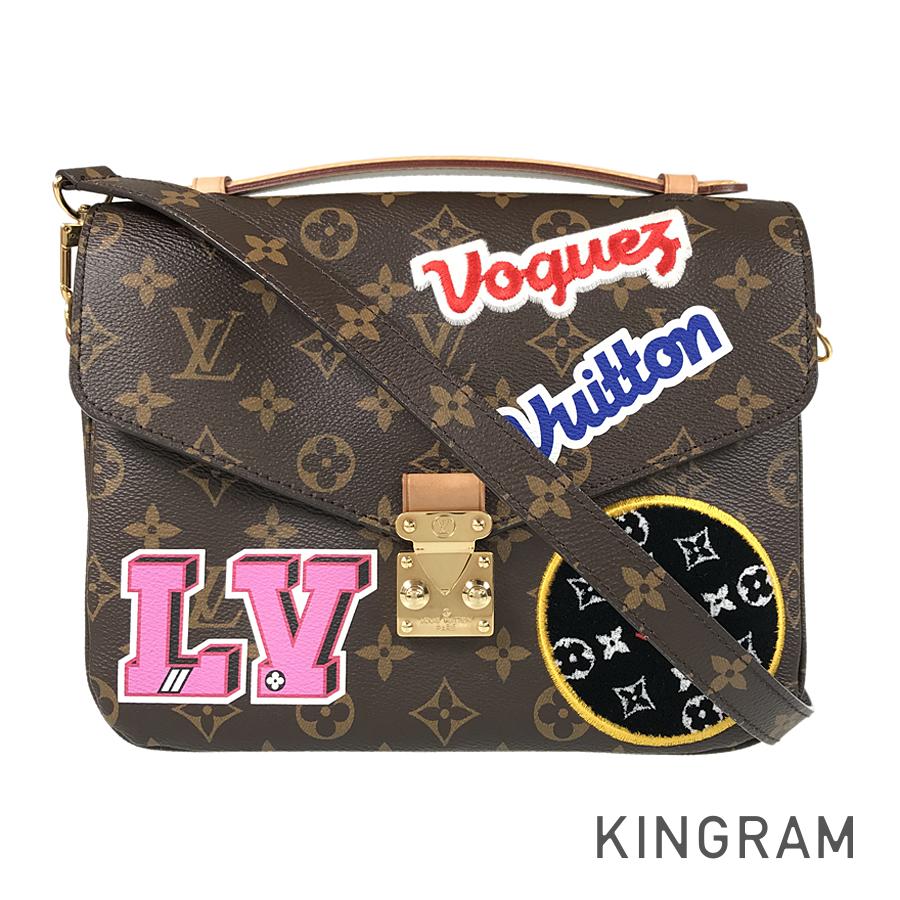 LOUIS VUITTON Monogram Pochette Metis MM Patches M43991 Hand bag