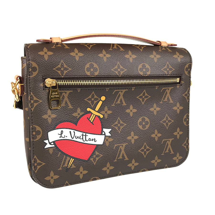 LOUIS VUITTON Monogram Pochette Metis MM Patches M43991 Hand bag