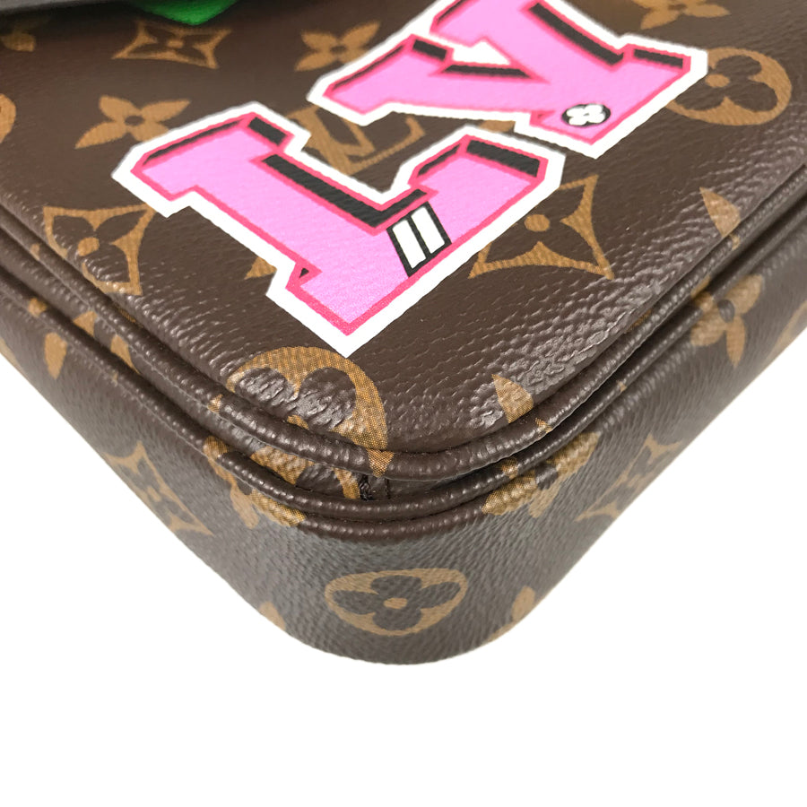 LOUIS VUITTON Monogram Pochette Metis MM Patches M43991 Hand bag