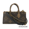 LOUIS VUITTON Monogram Giant Reverse On the Go EW Chain M14236 Hand bag