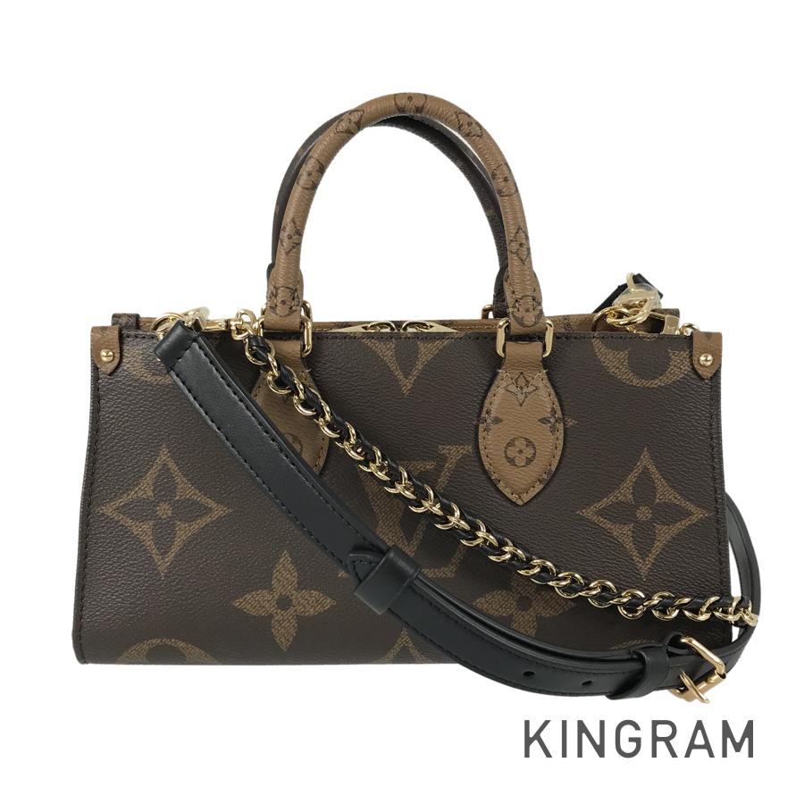 LOUIS VUITTON Monogram Giant Reverse On the Go EW Chain M14236 Hand bag