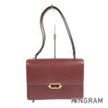 HERMES Fonds Bell ◯K carved seal made in 1981 Shoulder Bag
