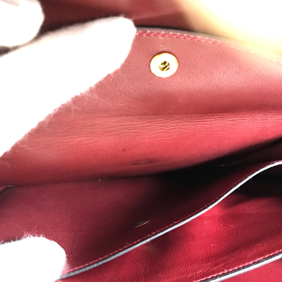 HERMES Fonds Bell ◯K carved seal made in 1981 Shoulder Bag