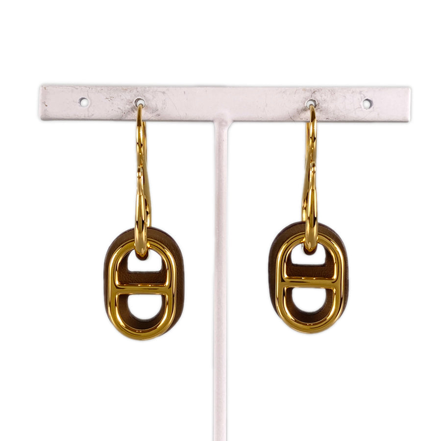 HERMES Chaine d'Ancre Oh myon Earring