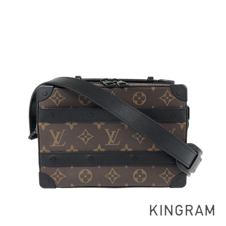 LOUIS VUITTON Monogram Macassar Handle Soft Trunk M45935 Hand bag