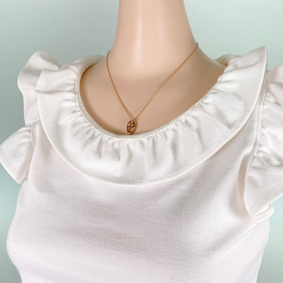 HERMES Chaine d'Ancre Farandole PM Necklace