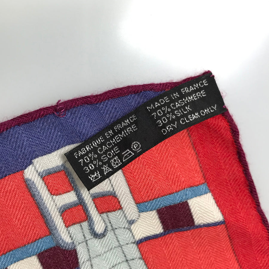 HERMES Calegean 140 Women's Stoles