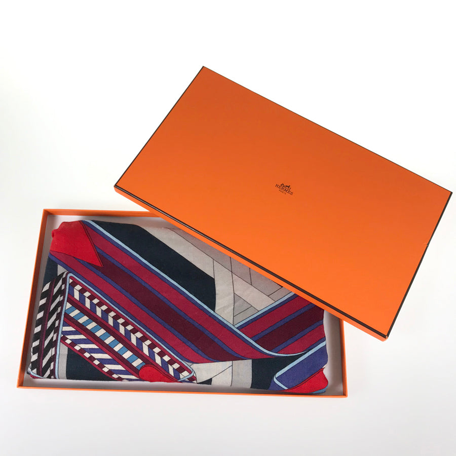 HERMES Calegean 140 Women's Stoles