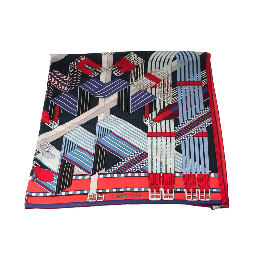 HERMES Calegean 140 Women's Stoles