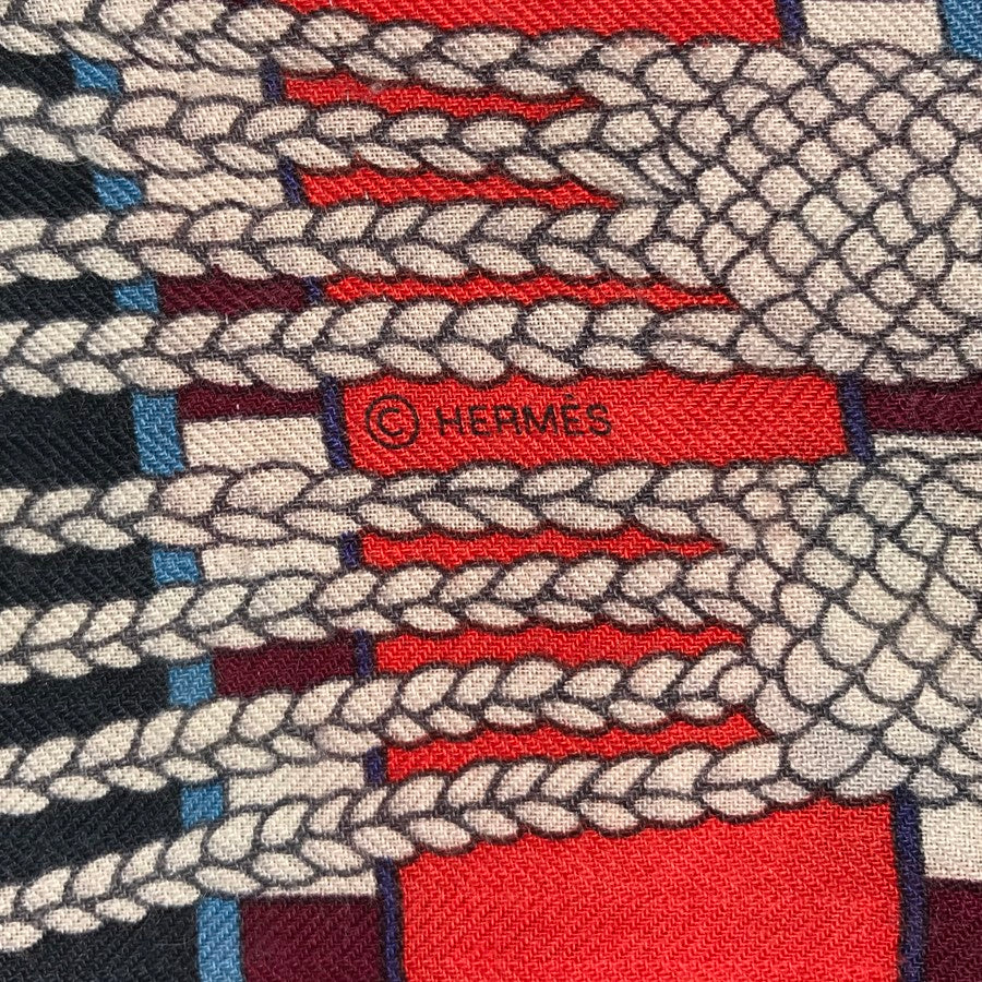 HERMES Calegean 140 Women's Stoles