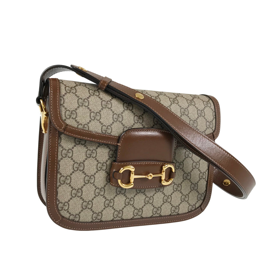 GUCCI GG Supreme Horsebit 1955 602204 Shoulder bag