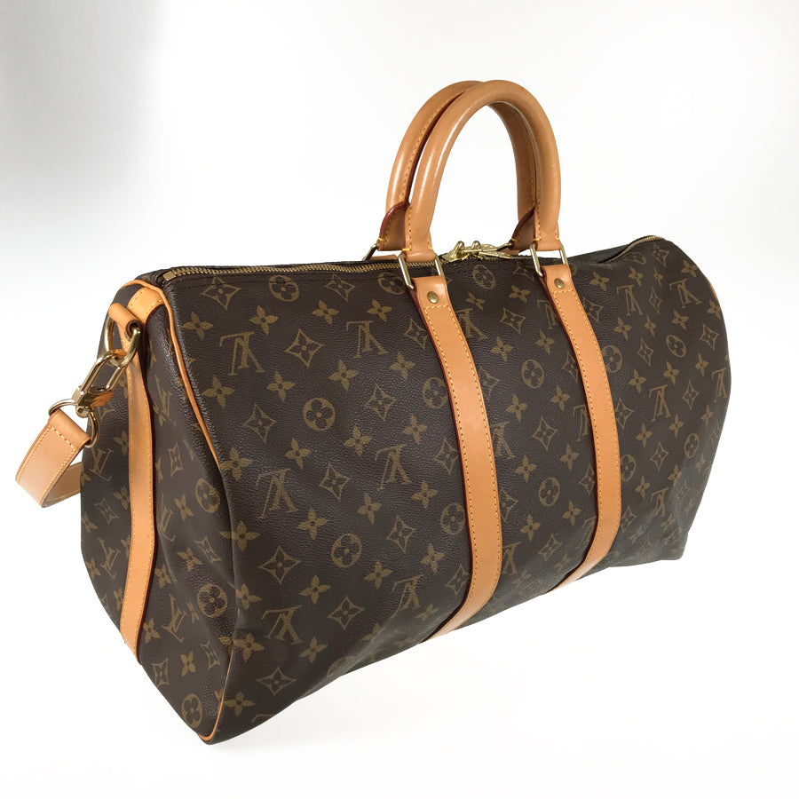 LOUIS VUITTON Monogram Keepall Bandouliere 45 M41418 Boston bag