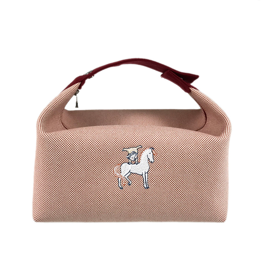 HERMES Brid A Black Cabrio GM Pouch