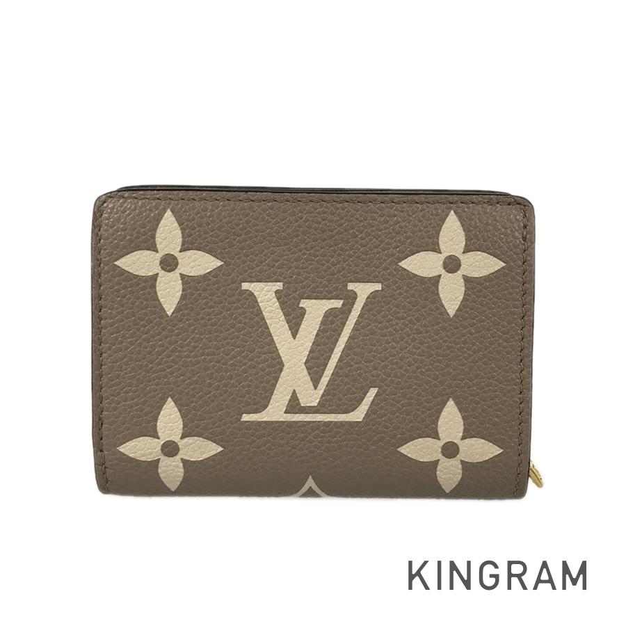 LOUIS VUITTON Monogram Empreinte Bicolor Portefeuille Claire M82370 Bifold wallet
