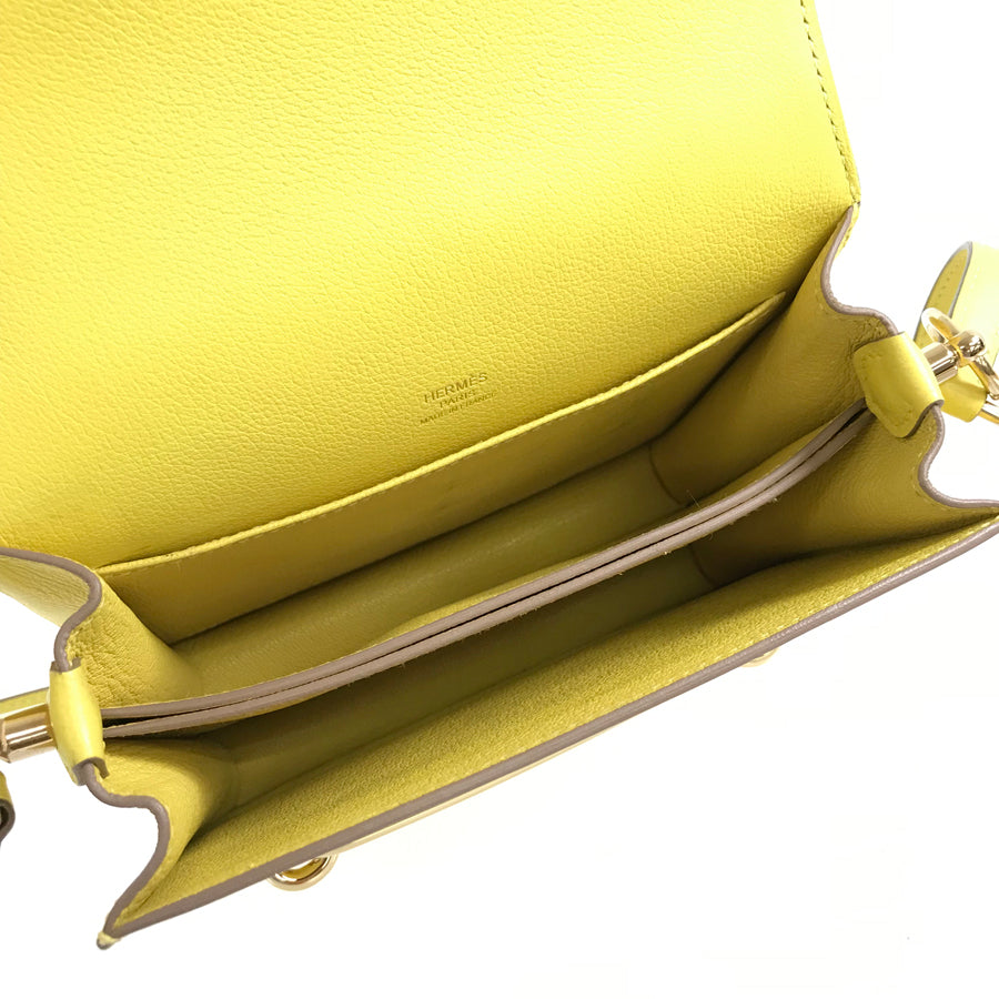 HERMES Lowris Mini Y stamp (made in 2020) Shoulder Bag