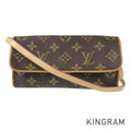 LOUIS VUITTON Monogram Pochette Twin PM M51854 Shoulder bag