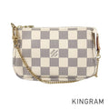 LOUIS VUITTON Damier Azur Mini Pochette Accessoires N58010 Pouch