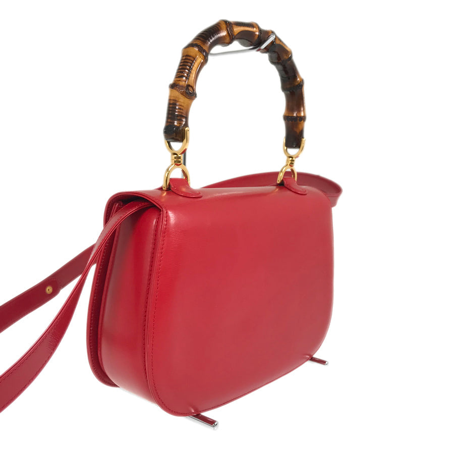GUCCI Bamboo 2WAY Handbag