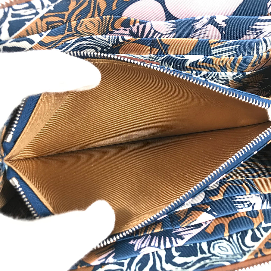 HERMES Azap Long Silkine Long wallet Round zipper