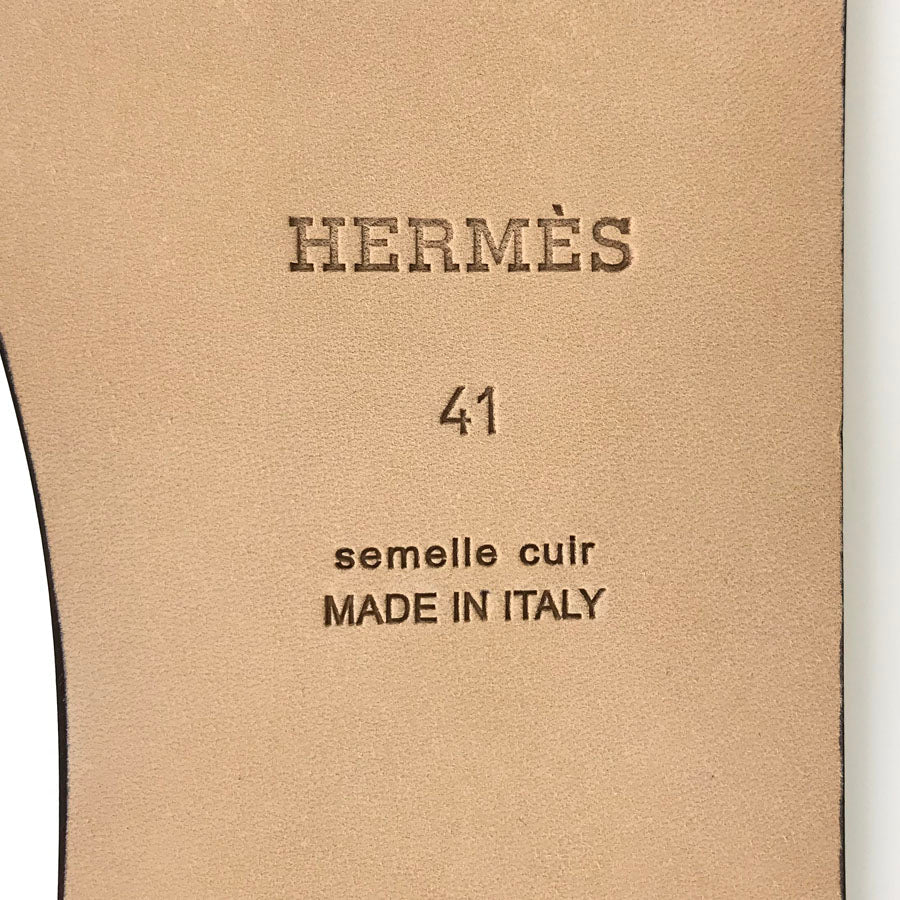 HERMES Izmir H logo flat Men's Sandals