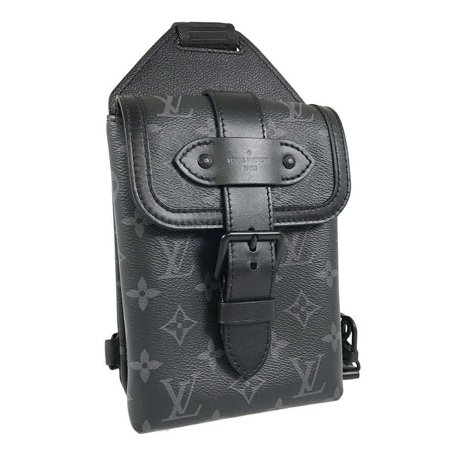LOUIS VUITTON Monogram Eclipse Saumur Slingbag M45912 Sling bag