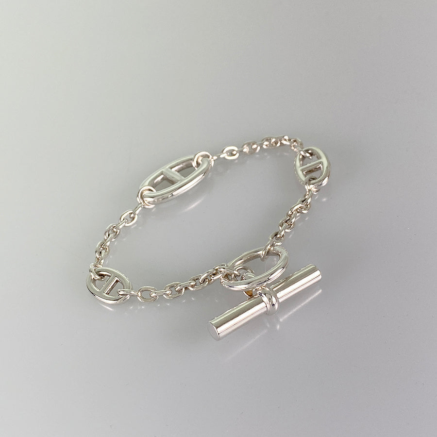 HERMES Chaine d'Ancre Farandole Bracelet