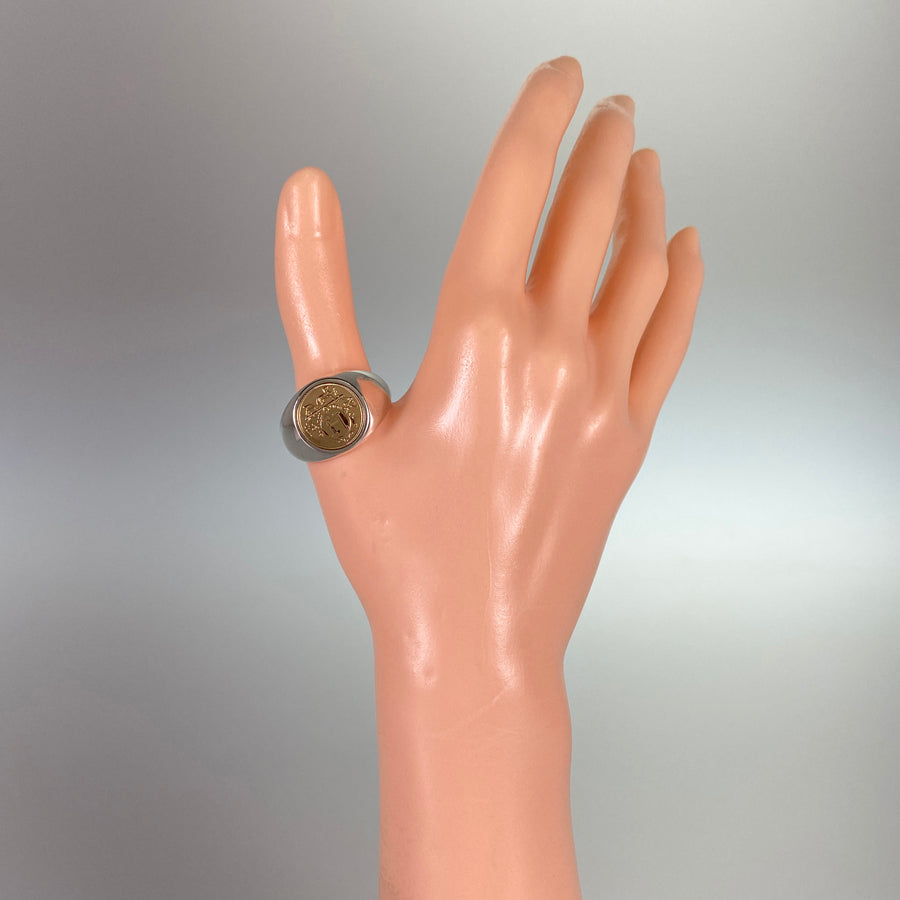 HERMES Exlibris Chevalier Ring
