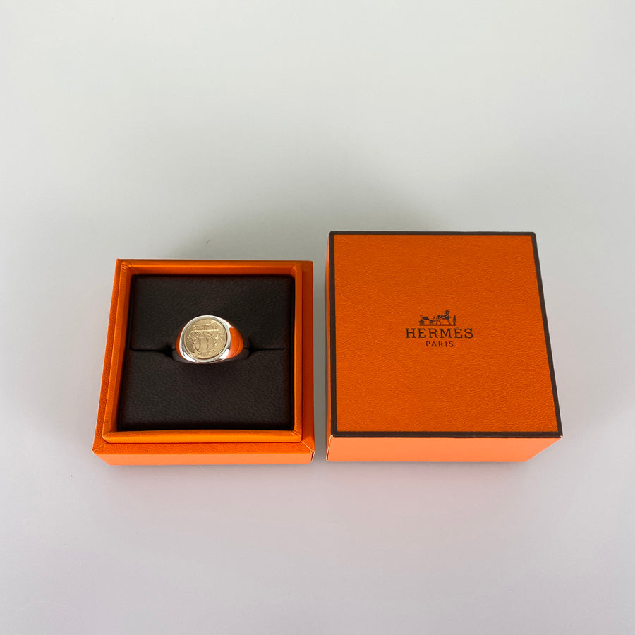 HERMES Exlibris Chevalier Ring