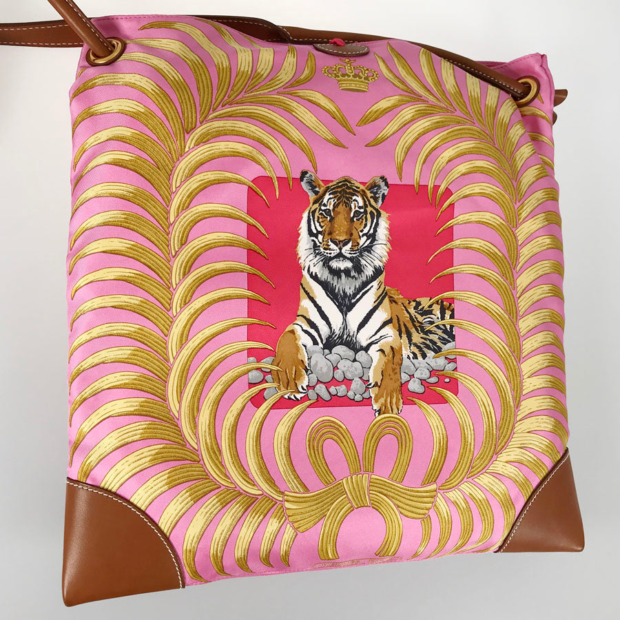 HERMES Silky City PM King's Tiger Shoulder bag
