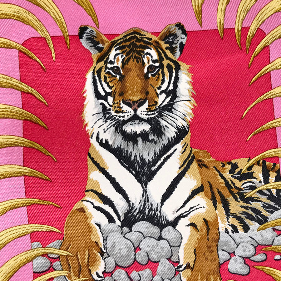 HERMES Silky City PM King's Tiger Shoulder bag