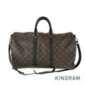 LOUIS VUITTON Monogram Macassar Keepall Bandouliere 45 M56711 Boston bag