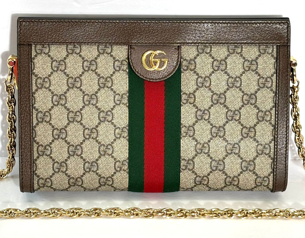 GG SUPREME OPHIDIA SMALL CHAIN  STRAP SHOULDER BAG