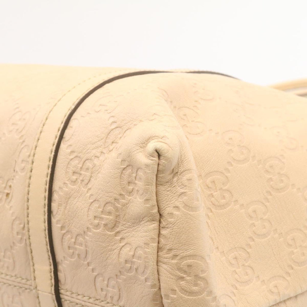GUCCI  Shima Tote Bag Leather Beige  am1040g