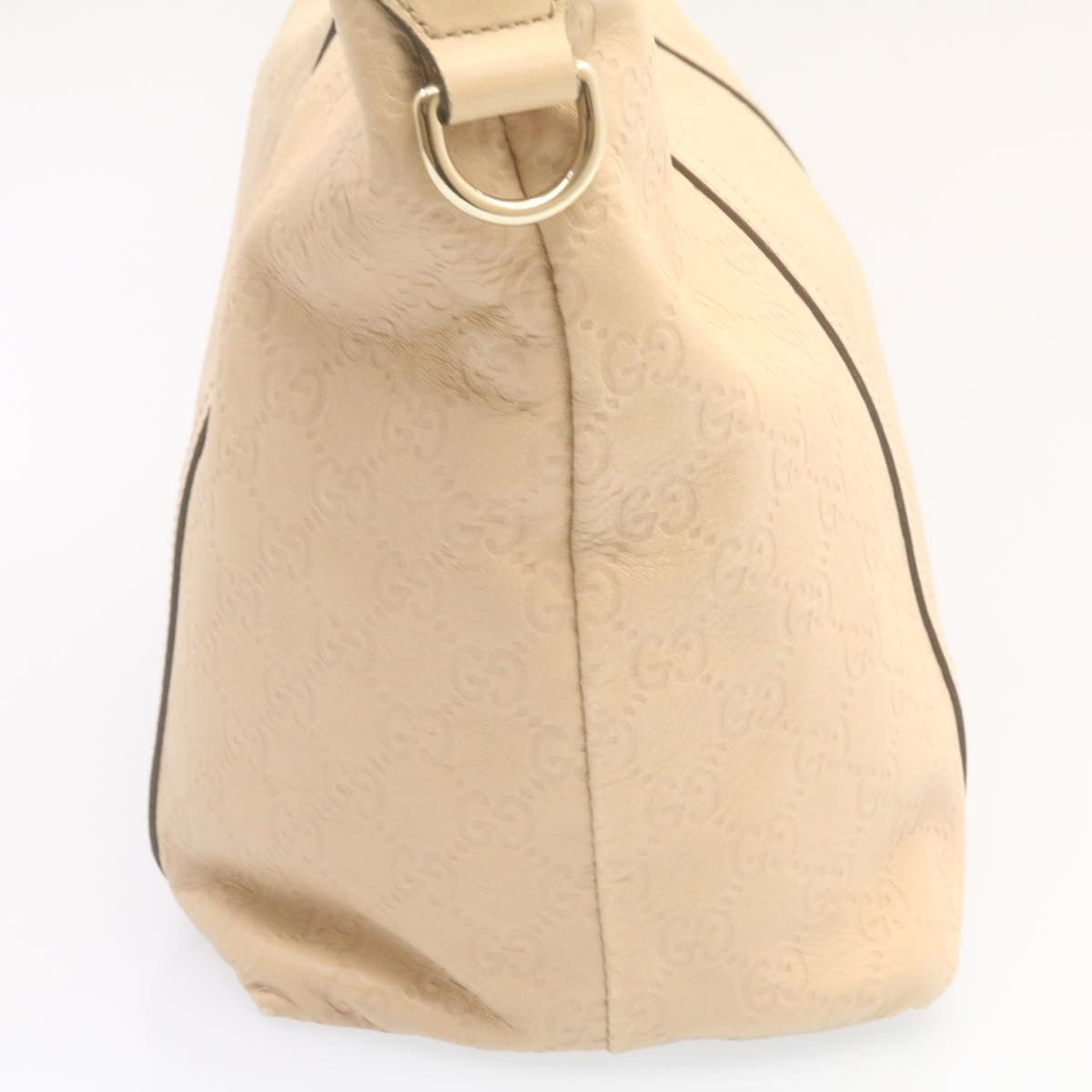 GUCCI  Shima Tote Bag Leather Beige  am1040g