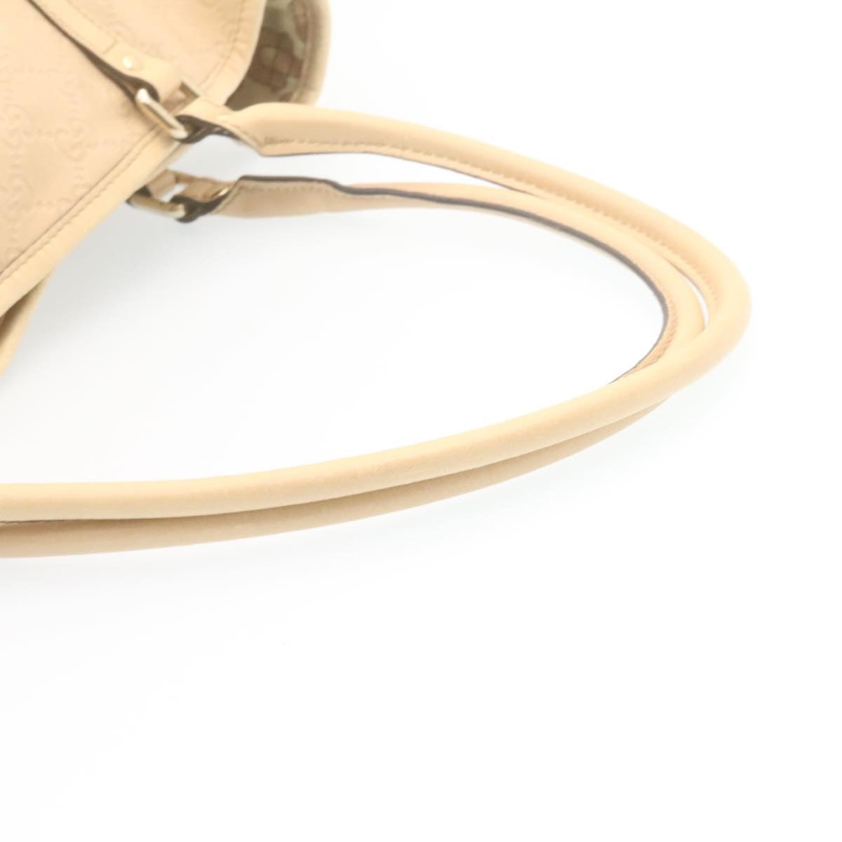 GUCCI  Shima Tote Bag Leather Beige  am1040g